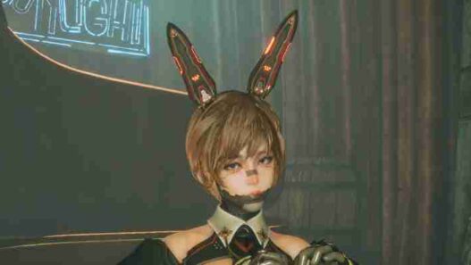 Cybernetic Bunny Ear mod for Stellar Blade replaces two earrings with futuristic headbands. Cosmetic-only, compatible with most hairstyles.