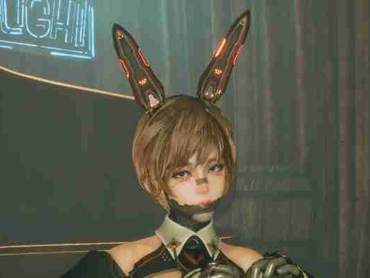 Cybernetic Bunny Ear mod for Stellar Blade replaces two earrings with futuristic headbands. Cosmetic-only, compatible with most hairstyles.
