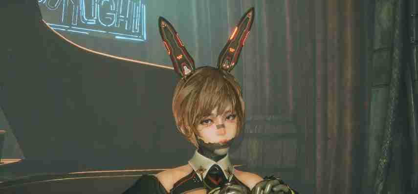 Cybernetic Bunny Ear mod for Stellar Blade replaces two earrings with futuristic headbands. Cosmetic-only, compatible with most hairstyles.