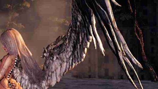 Add Tachy or Fusion wings to any Stellar Blade suit. Choose one version, Visual-only mod for enhanced sci-fi aesthetics.