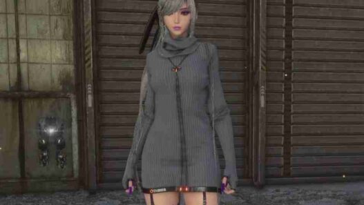 Download latest version of Stellar Blade mods like Daily Knit Dress edit. Learn how to install custom outfit mods with backless designs, heels, and nail changes.