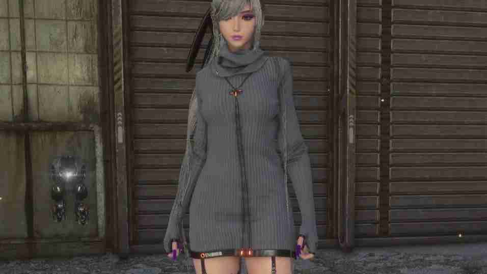 Download latest version of Stellar Blade mods like Daily Knit Dress edit. Learn how to install custom outfit mods with backless designs, heels, and nail changes.