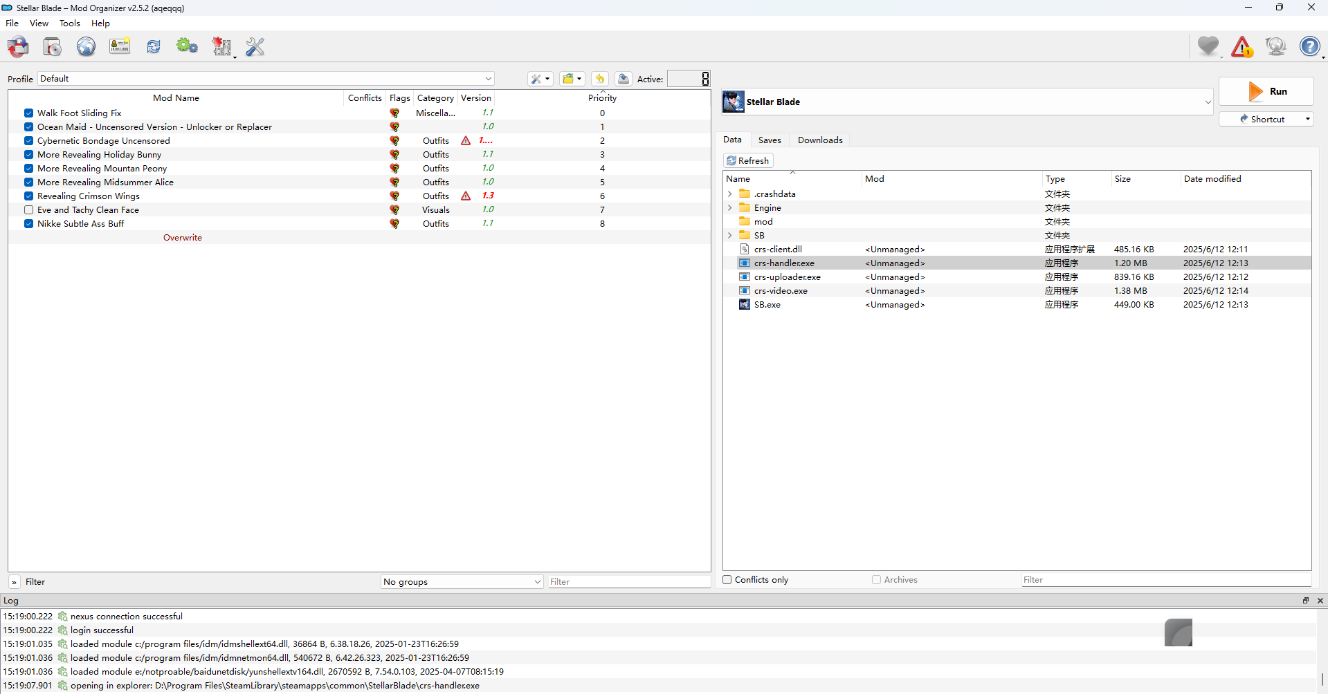 manager Mod Organizer 2 SUPPORT Get Mod Organizer 2 working perfectly with Stellar Blade. Full setup guide for MO2 SUPPORT plugin including UE4SS configuration and automatic mod installation.