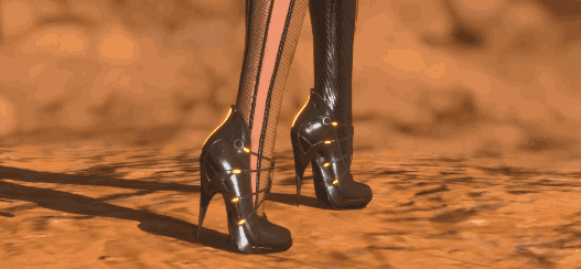 This mod replaces the high heels on the Planet Diving Suit (3rd) series with a cleaner look. Includes four outfit variations with an optional tailless version for those who prefer it.